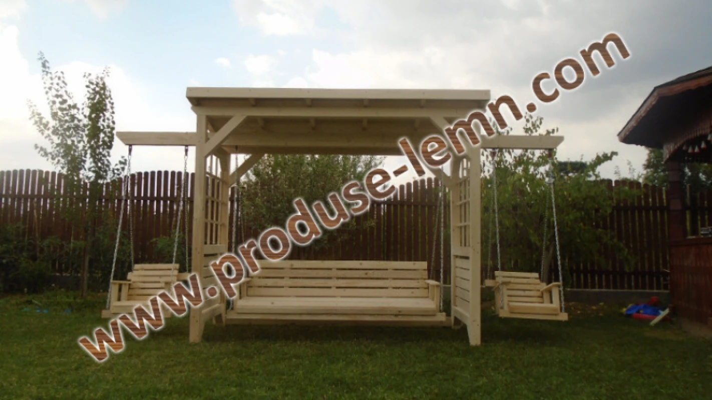 BALANSOAR CU BANCA TIP PAT SI DOUA LEAGANE PENTRU COPII